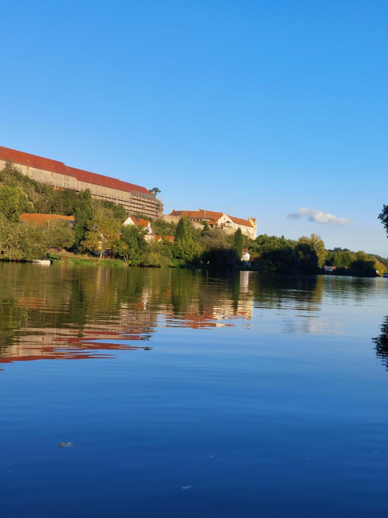 Ferienhaus Saaleblick Wettin Exteriör bild